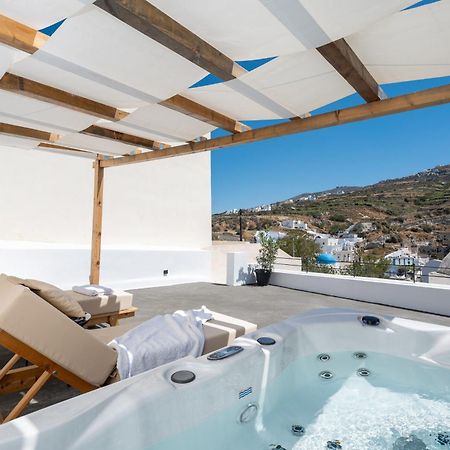 Angeleve Villa With Private Jacuzzi Fira  Dış mekan fotoğraf