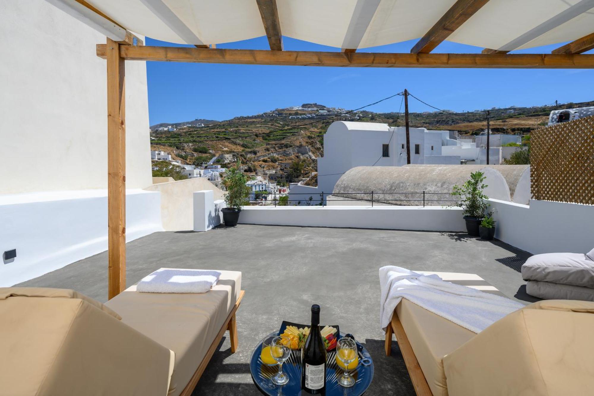 Angeleve Villa With Private Jacuzzi Fira  Dış mekan fotoğraf