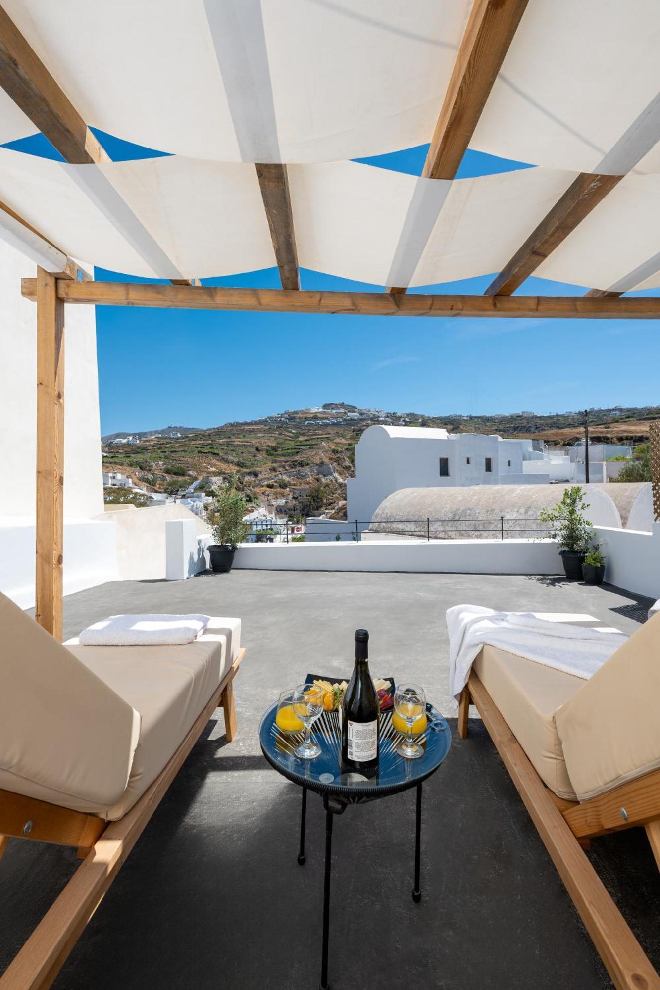 Angeleve Villa With Private Jacuzzi Fira  Dış mekan fotoğraf